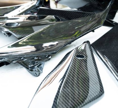 carbon fiber parts for electric vehicles